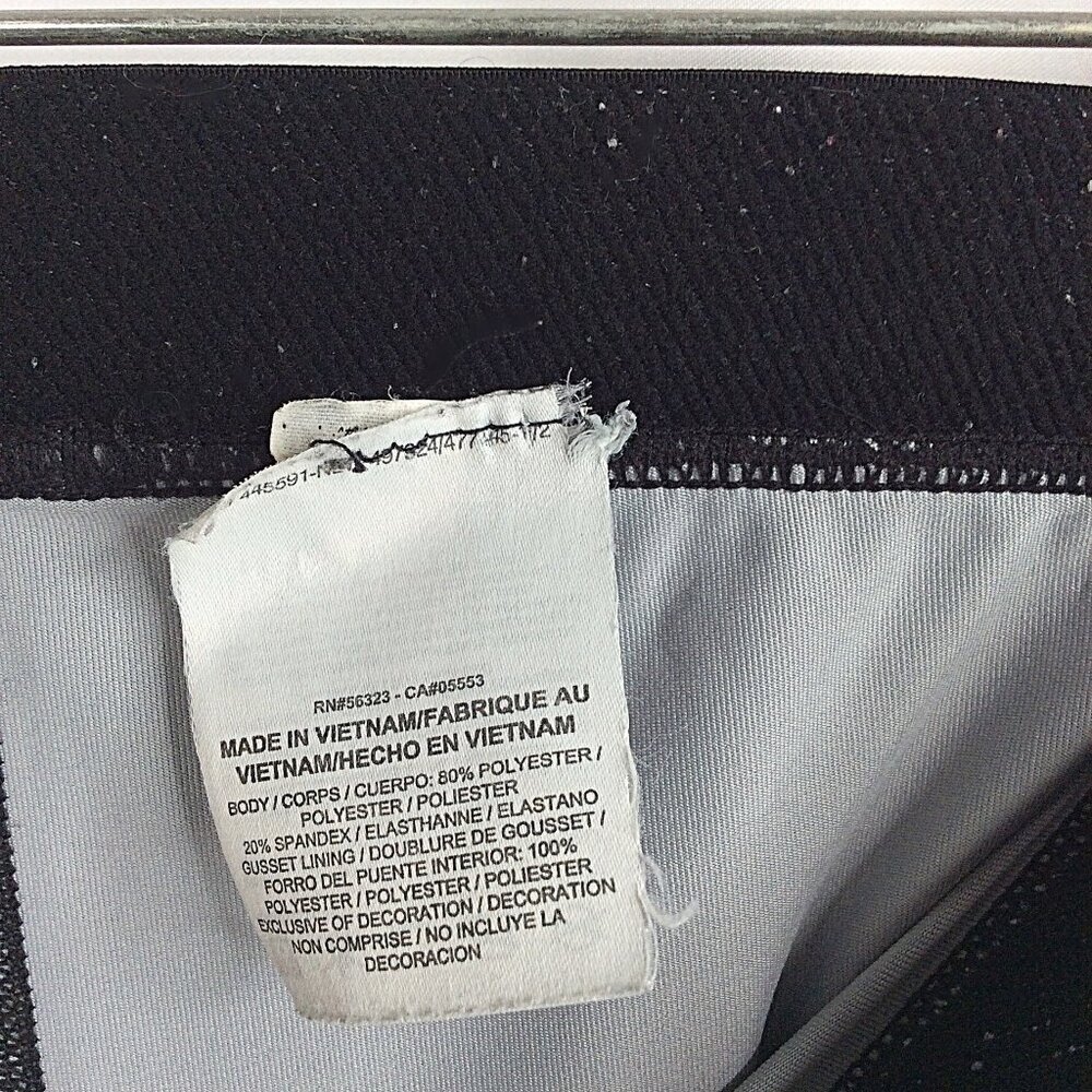 Nike Pro Cool Tracer Capris Womens Size XS Black White Training Leggings Workout - Picture 13 of 13